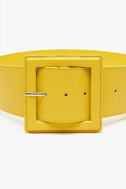 Cinturón ancho amarillo