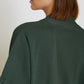 Chaqueta punto verde con bolsillos