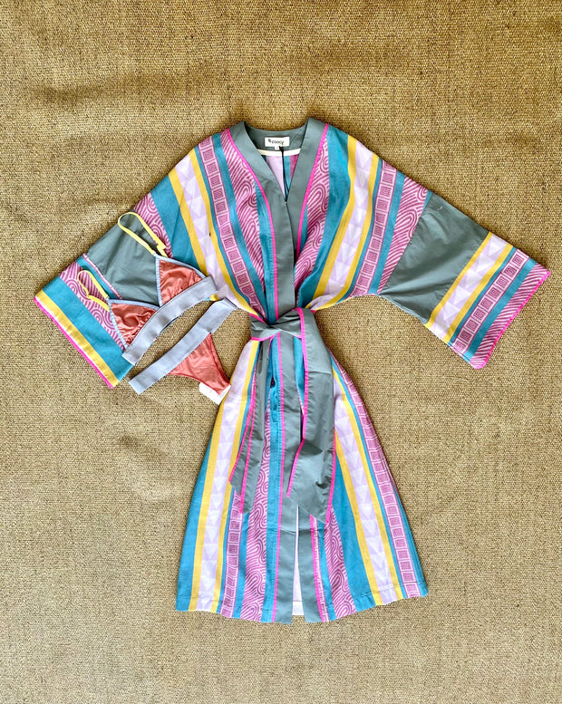 Set kimono+short multicolor