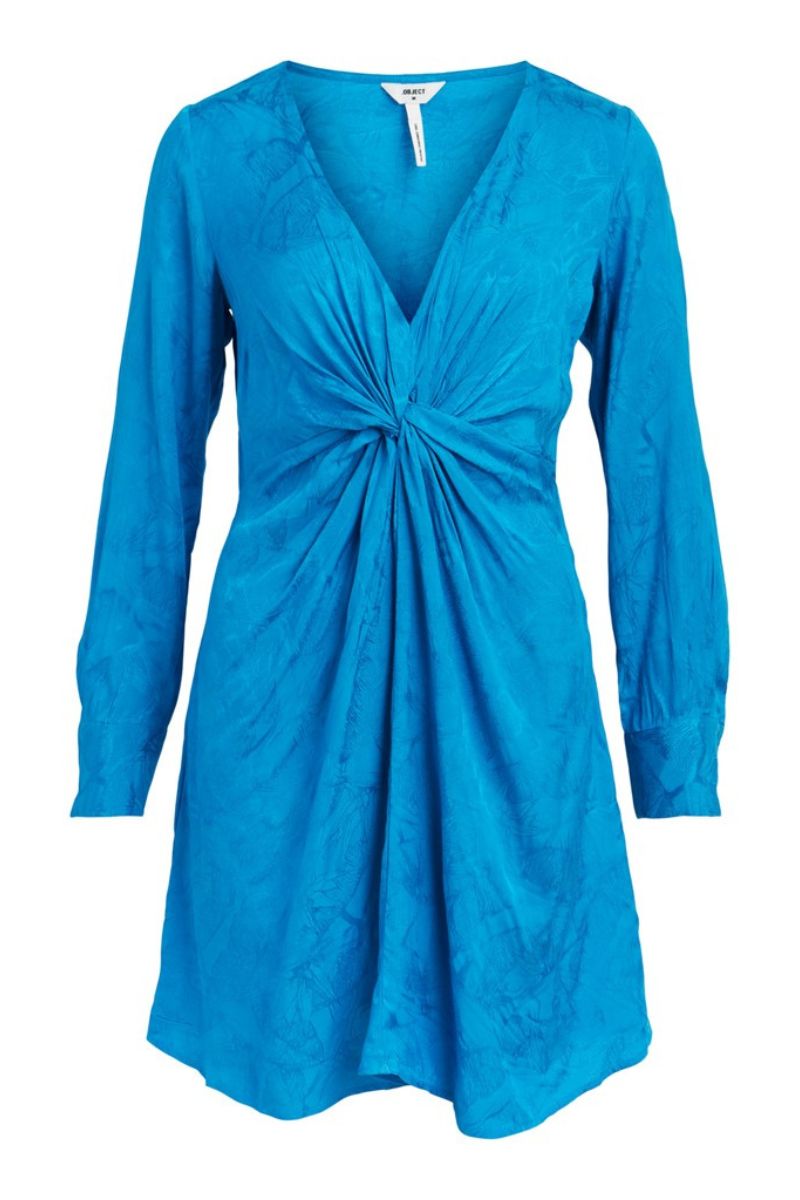 Vestido nudo azul